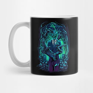 skull crow Mug